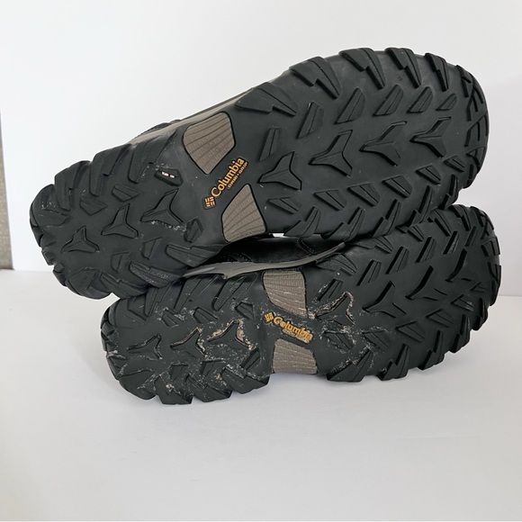 🥾 Columbia Waterproof Hiking Boots Mens 10 Brown Leather Trail Outdoor mid - Picture 8 of 11